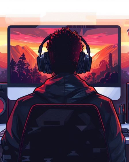 Gaming content creator setting u